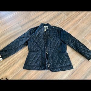 Women’s black Burberry jacket